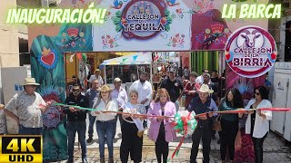 Inauguración de los callejones de la birria y del tequila previo a la cazuela voladora [upl. by Nossila]