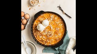 Apricot and almond clafoutis recipe [upl. by Atener]