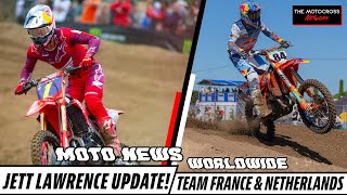 Jett Lawrence UPDATE MXoN teams ANNOUNCED amp MUCH MORE  Moto News Worldwide [upl. by Ahsekar467]