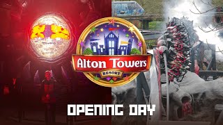 RIDING NEMESIS REBORN  ALTON TOWERS OPENING DAY VLOG MARCH 2024 [upl. by Josselyn]