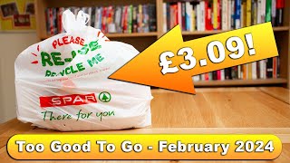 Too Good To Go Haul  Spar  February 2024 [upl. by Yonatan]