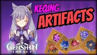 Genshin Impact  Keqing Artifact Set Discussion amp Tier List [upl. by Dale188]