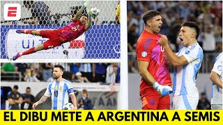 ARGENTINA A SEMIFINALES Sufriendo venció a ECUADOR en los penales en los cuartos  Copa América [upl. by Namar]