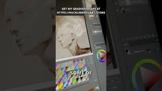 Get starting color FAST with FREE gradient maps Photoshop Clip Studio Paint Krita [upl. by Notfol]