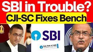 CJISC Fixes Bench  SBI in Trouble  lawchakra supremecourtofindia analysis [upl. by Assener]