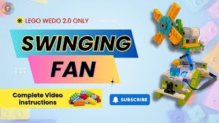 Lego Wedo 20 Swinging Fan building instructions [upl. by Calbert72]