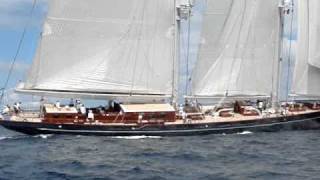 Sailing Yacht METEOR at the 2010 St Barths Bucket Regatta [upl. by Assina]