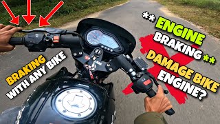 How To Do Engine Braking amp Downshifting Like a Pro  Pulsar 150 🔥 [upl. by Gnohp]