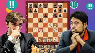 One Of The Most Adorable Brain Chess Game27 By Daniil Dubov vs Hikaru Nakamura [upl. by Amasa358]