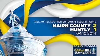 Nairn County 21 Huntly  William Hill Scottish Cup Second Round 201415 [upl. by Earvin320]