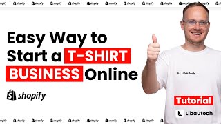 Easy Way to Start a T shirt Business Online [upl. by Josler]