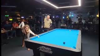 You won’t believe the ending Magician Efren Reyes vs Striking Viking Ewa Laurence in Scotch Doubles [upl. by Alitha]