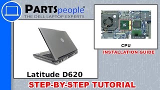 Dell Latitude D620 PP18L CPU HowTo Video Tutorial [upl. by Eigger996]