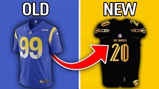 Redesigning ALL 32 NFL Teams Jerseys [upl. by Naegem]