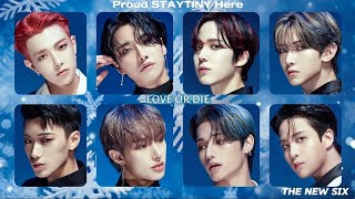 AI COVER AI ATEEZ  LOVE OR DIE ROAD TO KINGDOM THE NEW SIX [upl. by Nonah]