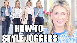 FIVE Ways to Wear Jogger Pants  The Most Versatile Wardrobe Item EVER [upl. by Selmner]