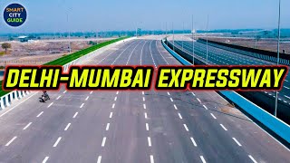 Indias LONGEST 8 Lane DELHIMUMBAI EXPRESSWAY is READY to OPEN Partially in 2022 [upl. by Anasiul]