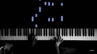 Woodkid amp Louis Garrel  Laérogramme de Los Angeles Piano Cover Tutorial [upl. by Brew688]