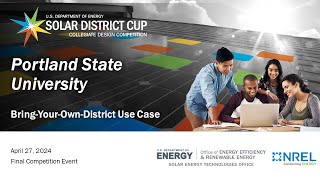 Solar District Cup 2024 Final Competition Event – Portland State University [upl. by York]