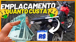 QUANTO CUSTA PRA EMPLACAR MOTO 0KM CROSSER 20232024 [upl. by Hoopen]