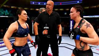 EA Sports UFC 3 Gameplay Raquel Pennington vs Cat Zingano [upl. by Haran347]