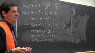 Math341 Fa2013 Lecture22 Markov and Chebyshevs Inequalities [upl. by Olracnaig]