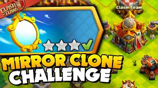 Easily 3 Star Mirror Clone Technique Challenge Clash of Clans [upl. by Allecram]