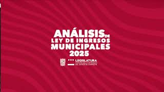 ANÁLISIS DE LEY DE INGRESOS MUNICIPALES 2025 [upl. by Alad]