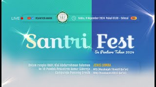 PENGUMUMAN JUARA SANTRI FEST 2024 SE PANTURA  PONDOK PESANTREN ANNUR [upl. by Yokoyama]