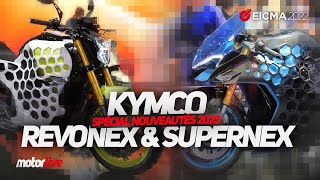 KYMCO REVONEX amp SUPERNEX 2023  EICMA 2022 [upl. by Gnet123]