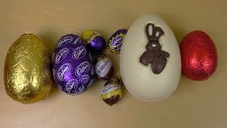 8 Chocolate Eggs of the UK Easter Egg Avengers KitKat Cadbury Creme Egg [upl. by Sadella]