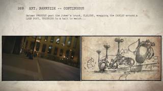 Batman The Dark Knight  Storyboard to Film Comparison [upl. by Accever238]