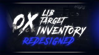 PACK Oxlib OxTarget OxInventory Redesigned quot6quot  Zmods [upl. by Annavas]