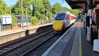 LNER Azuma 800111 passing Welwyn North [upl. by Sirovat]