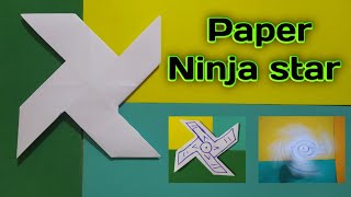 Paper Ninja Star DIY Fun for All AgesEv craft zone [upl. by Oruhtra]