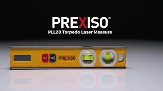 PREXISO PLL20 Torpedo Level and Laser Measurer [upl. by Moise]