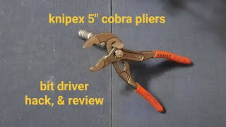 Knipex 5 inch cobra pliers the best edc pliers you can buy [upl. by Penny217]