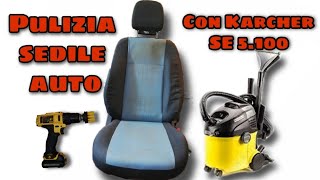 Karcher SE 5100 Vs Sedile Auto  Pulizia sedile Fiat Panda 169 con iniezioneestrazione  Cleaning [upl. by Peednama]