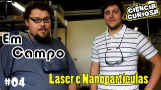 Usando um Laser no Laboratório de Nanopartículas [upl. by Thetes253]