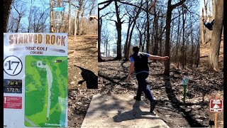 Starved Rock Disc Golf Playthrough Oglesby IL [upl. by Namlas]