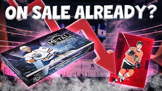 ON SALE Opening 2324 Skybox Metal Universe Hockey Cards [upl. by Berck]