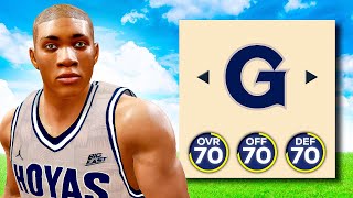 I Rebuilt Georgetown In NCAA Basketball [upl. by Albers]