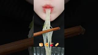 ASMR random food 🍞🍕🍜🥖1 asmr food eating funny shorts [upl. by Parlin]