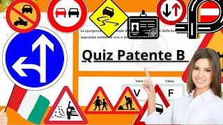 Esame di Guida  Quiz Ministeriali per la Patente B 2024 🚗🚦 [upl. by Dobb]