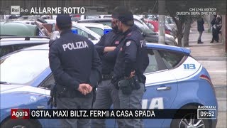 Ostia maxi biltz Fermi a casa Spada  Agorà 29112017 [upl. by Giraldo]