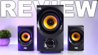 Acoustic Audio 21 Speaker System Review [upl. by Grosberg279]