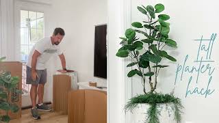 How to Secure Artificial Plants in Tall Planters [upl. by Droffig636]