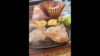 Sizzling Veal T Bone Steak in Bascarsija Sarajevo 👌 fyp foryou travel food wow sarajevo [upl. by Pietro]