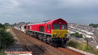 DB Cargo 66244 with Imerys china clay wagons  Dockyard Station  310724 [upl. by Norton311]