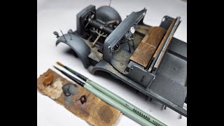 Weathering farbami olejnymi  Oil Paints Weathering Tutorial Abteilung 502 [upl. by Huberto523]